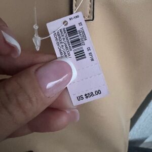 Beige Handbag Victoria Secret Bag NWT never worn.